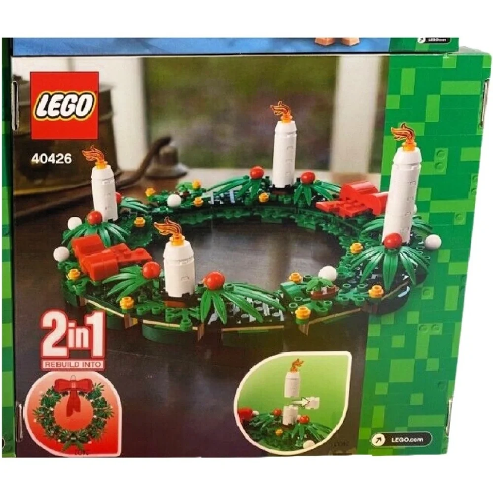 LEGO Lot of 3 Christmas Santa's Sleigh 40499 Wreath 40426 Christmas Tree 40573
